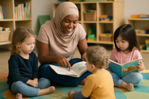Reading at AlHamd Crèche